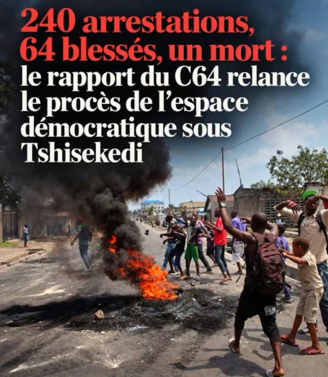 La C64 dresse un bilan sévère de la mobilisation du 15 septembre 2026 contre tout changement de Constitution